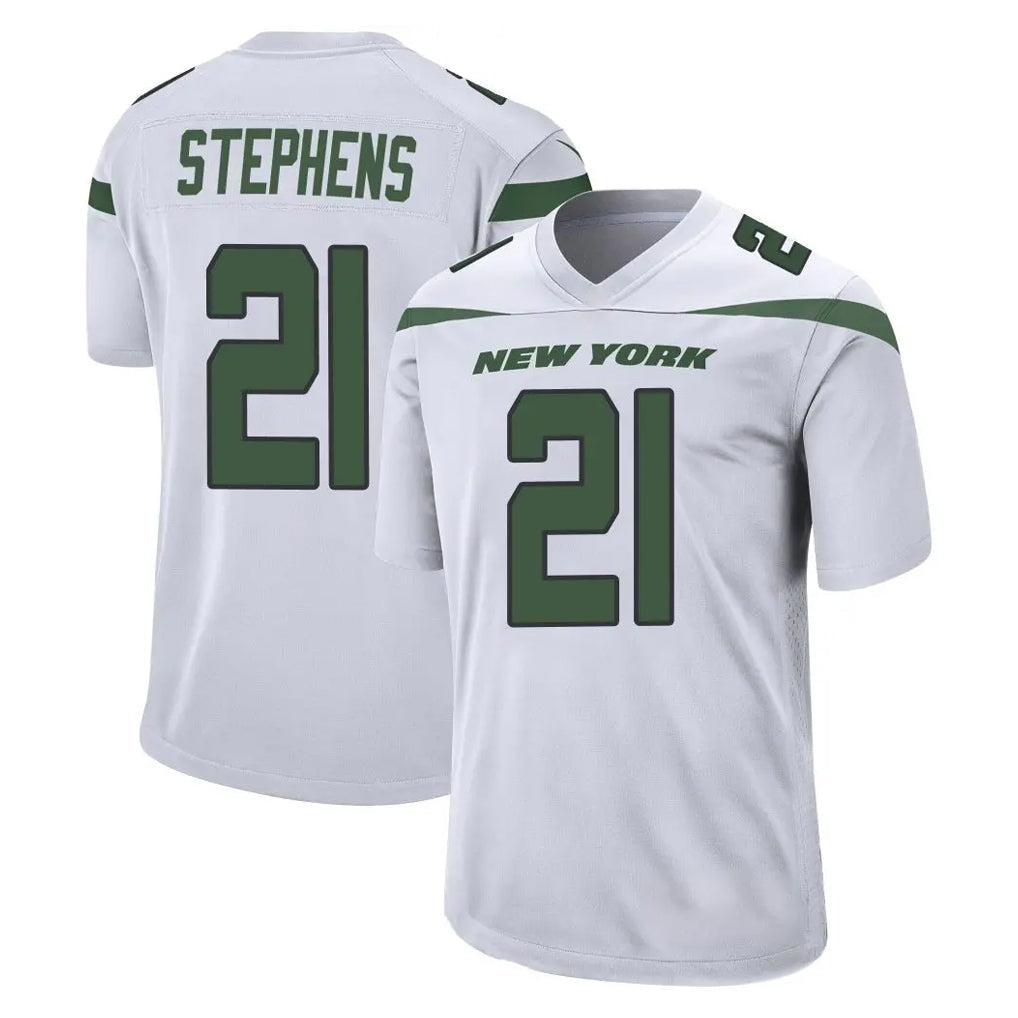 Cooneas NY.Jets #21 Brandon Stephens Player White Spotlight Home Game Stitched Jerseys
