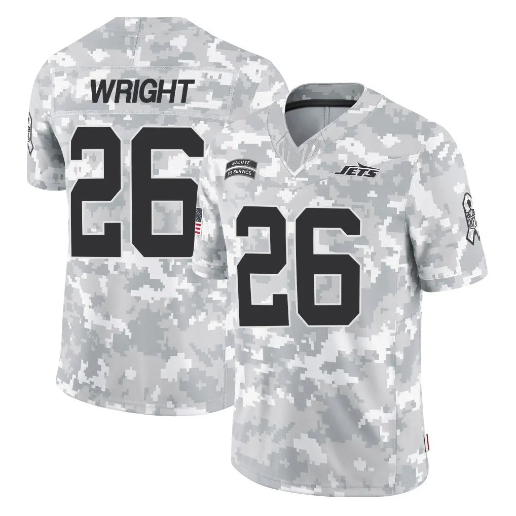 Cooneas NY.Jets #26 Nahshon Wright Player Arctic Camo Salute to Service Limited Game Stitched Jerseys