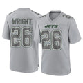 Cooneas NY.Jets #26 Nahshon Wright Player Gray Limited Atmosphere Fashion Home Game Stitched Jerseys