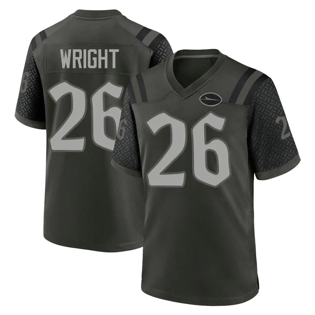 Cooneas NY.Jets #26 Nahshon Wright Player Green 2025 Rivalries Collection Home Game Stitched Jerseys