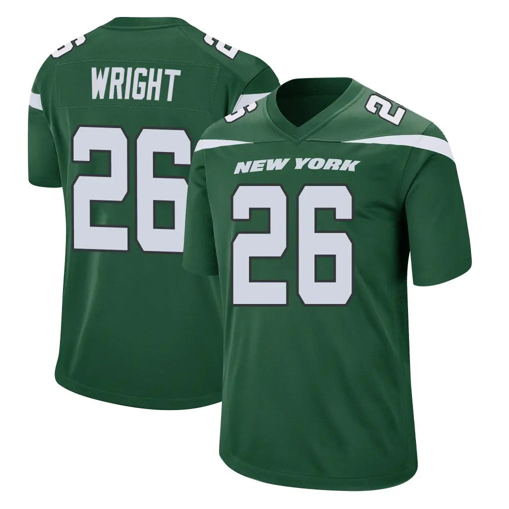Cooneas NY.Jets #26 Nahshon Wright Player Green Home Game Stitched Jerseys