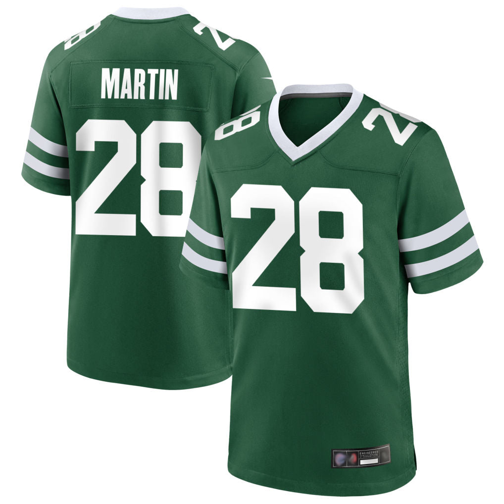 Cooneas NY.Jets #28 Curtis Martin Player Green Home Game Stitched Jerseys