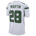 Cooneas NY.Jets #28 Curtis Martin Player White Game Stitched Jerseys