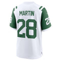 Cooneas NY.Jets #28 Curtis Martin White Retired Player Alternate Game Stitched Jerseys