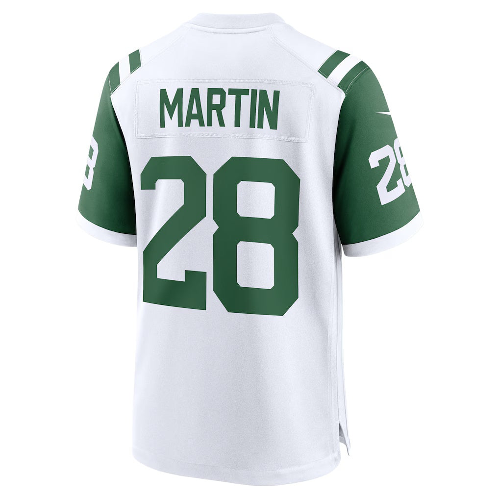Cooneas NY.Jets #28 Curtis Martin White Retired Player Alternate Game Stitched Jerseys