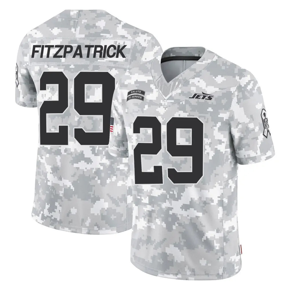 Cooneas NY.Jets #29 Minkah Fitzpatrick Player Arctic Camo Salute to Service Limited Game Stitched Jerseys