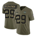 Cooneas NY.Jets #29 Minkah Fitzpatrick Player Olive 2025 Salute To Service Limited Stitched Jerseys