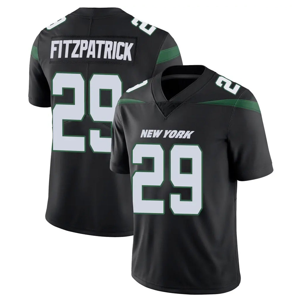 Cooneas NY.Jets #29 Minkah Fitzpatrick Player Stealth Black Limited Vapor Home Game Stitched Jerseys