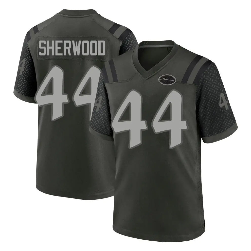 Cooneas NY.Jets #44 Jamien Sherwood Player Green 2025 Rivalries Collection Home Game Stitched Jerseys