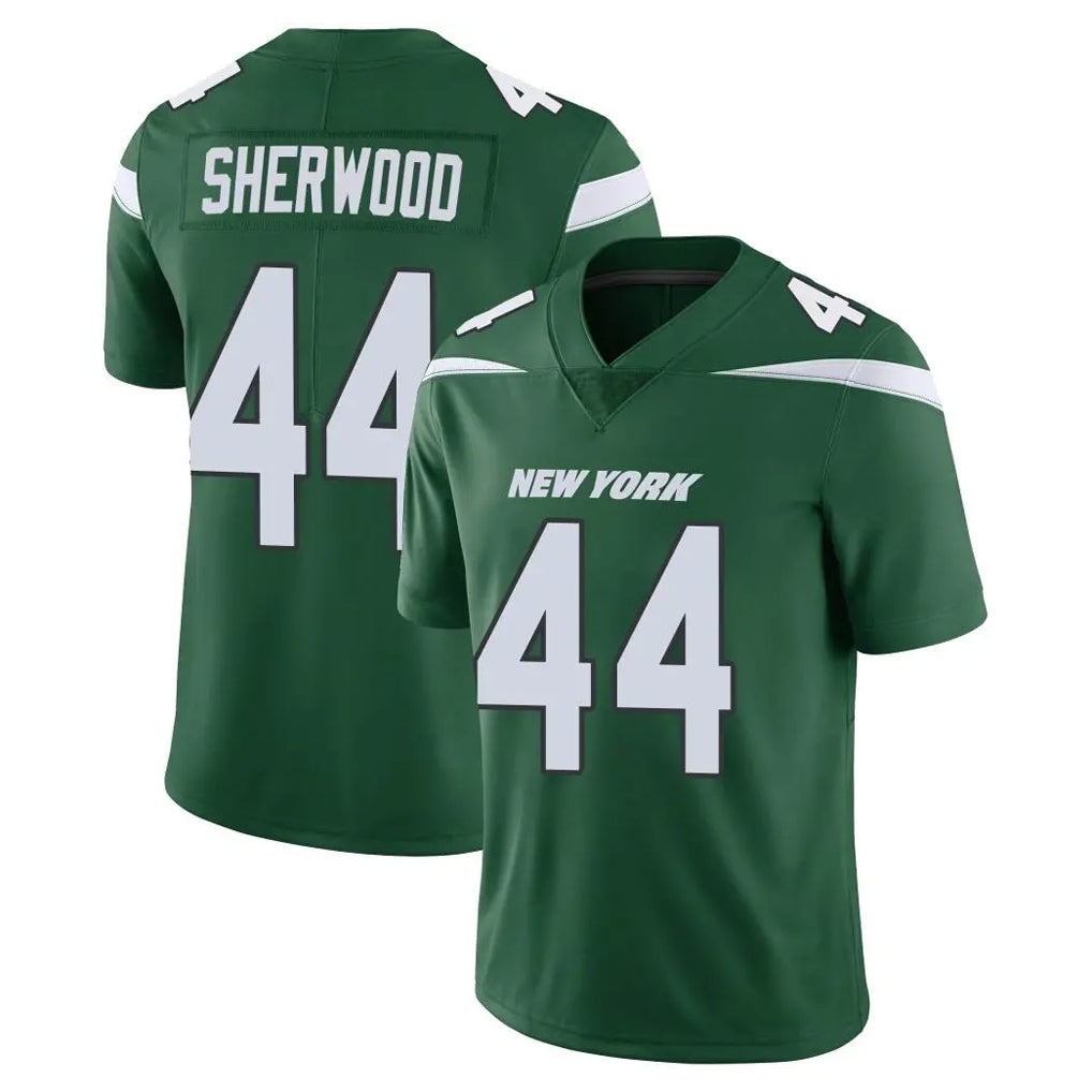 Cooneas NY.Jets #44 Jamien Sherwood Player Green Limited Vapor Home Game Stitched Jerseys