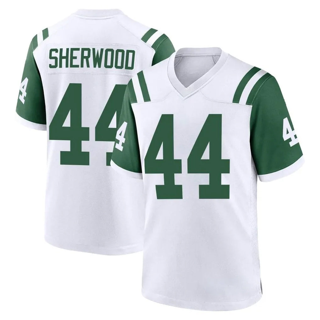 Cooneas NY.Jets #44 Jamien Sherwood Player White Classic Home Game Stitched Jerseys