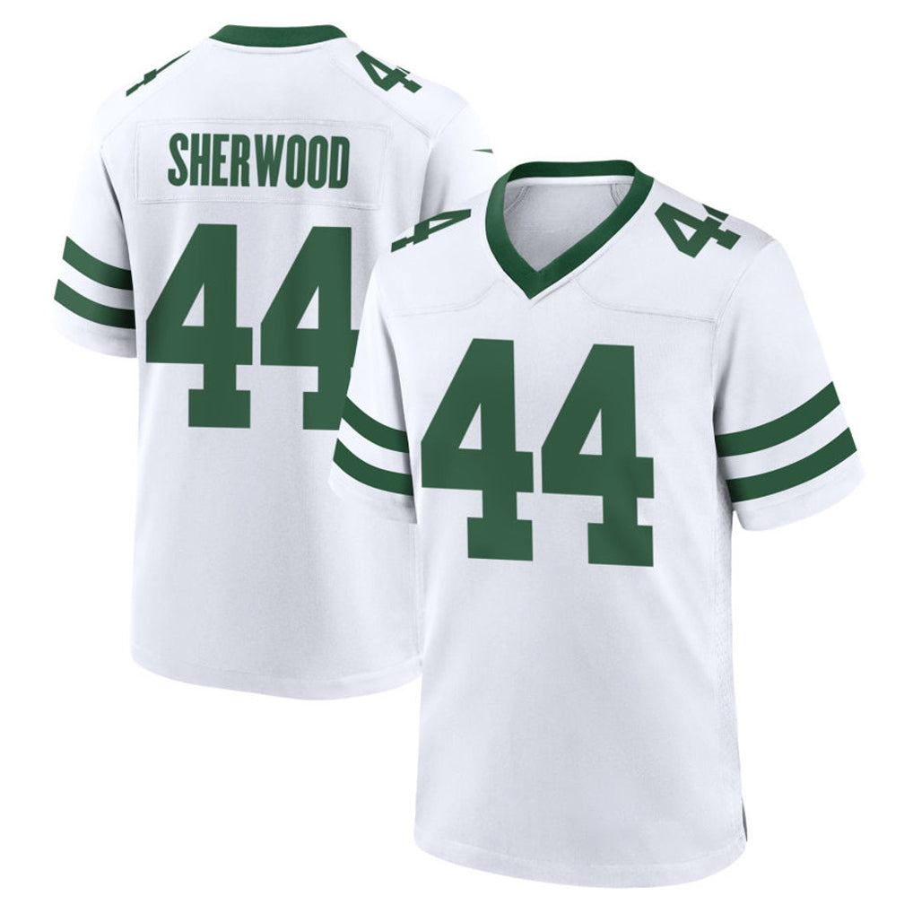 Cooneas NY.Jets #44 Jamien Sherwood Player White Legacy Home Game Stitched Jerseys