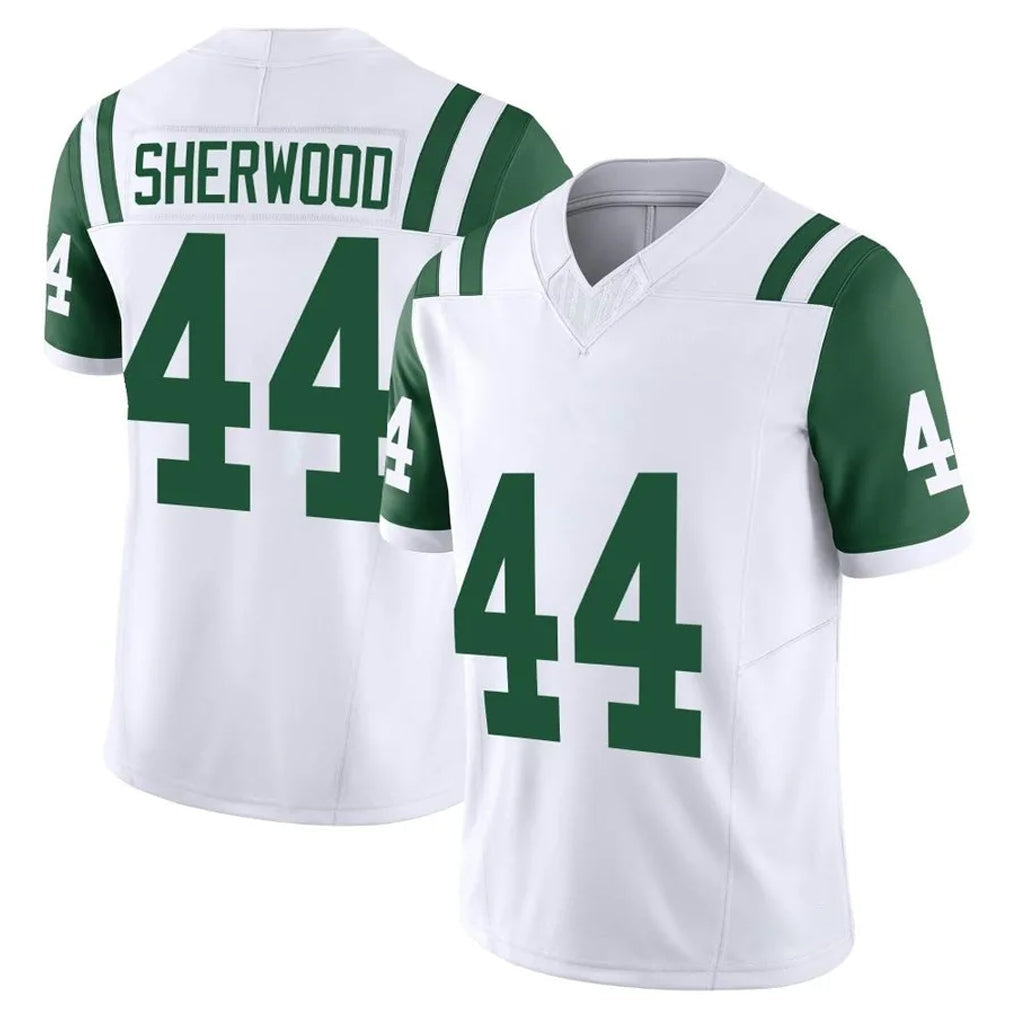 Cooneas NY.Jets #44 Jamien Sherwood Player White Limited Classic Vapor F.U.S.E. Home Game Stitched Jerseys