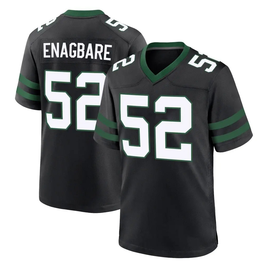 Cooneas NY.Jets #52 Kingsley Enagbare Player Black Legacy Home Game Stitched Jerseys