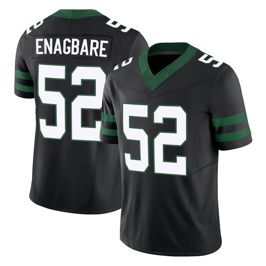 Cooneas NY.Jets #52 Kingsley Enagbare Player Black Limited Legacy Vapor F.U.S.E. Home Game Stitched Jerseys