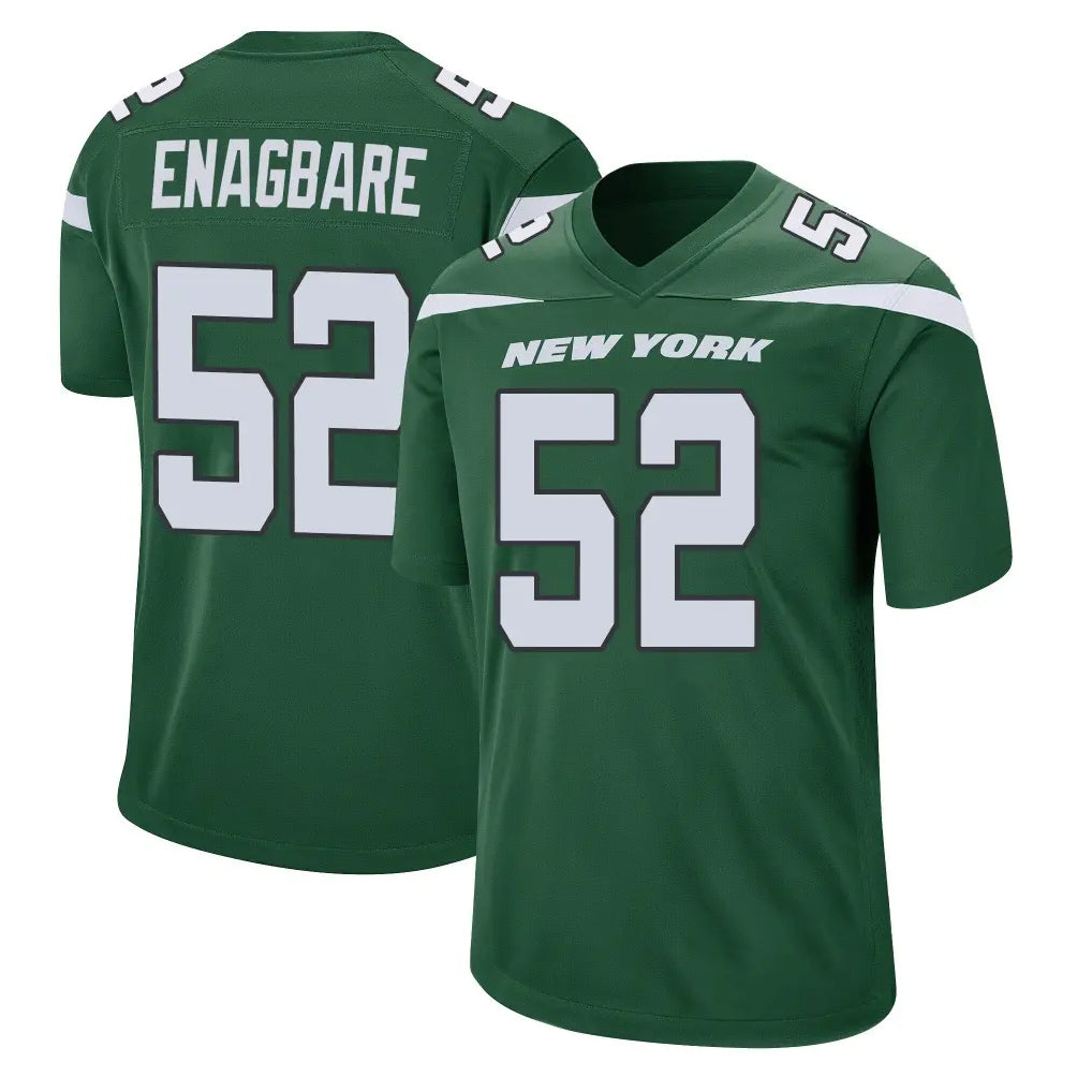 Cooneas NY.Jets #52 Kingsley Enagbare Player Green Home Game Stitched Jerseys