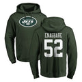 Cooneas NY.Jets #52 Kingsley Enagbare Player Green LOGO Pullover Hoodies Limited Game Stitched Jerseys