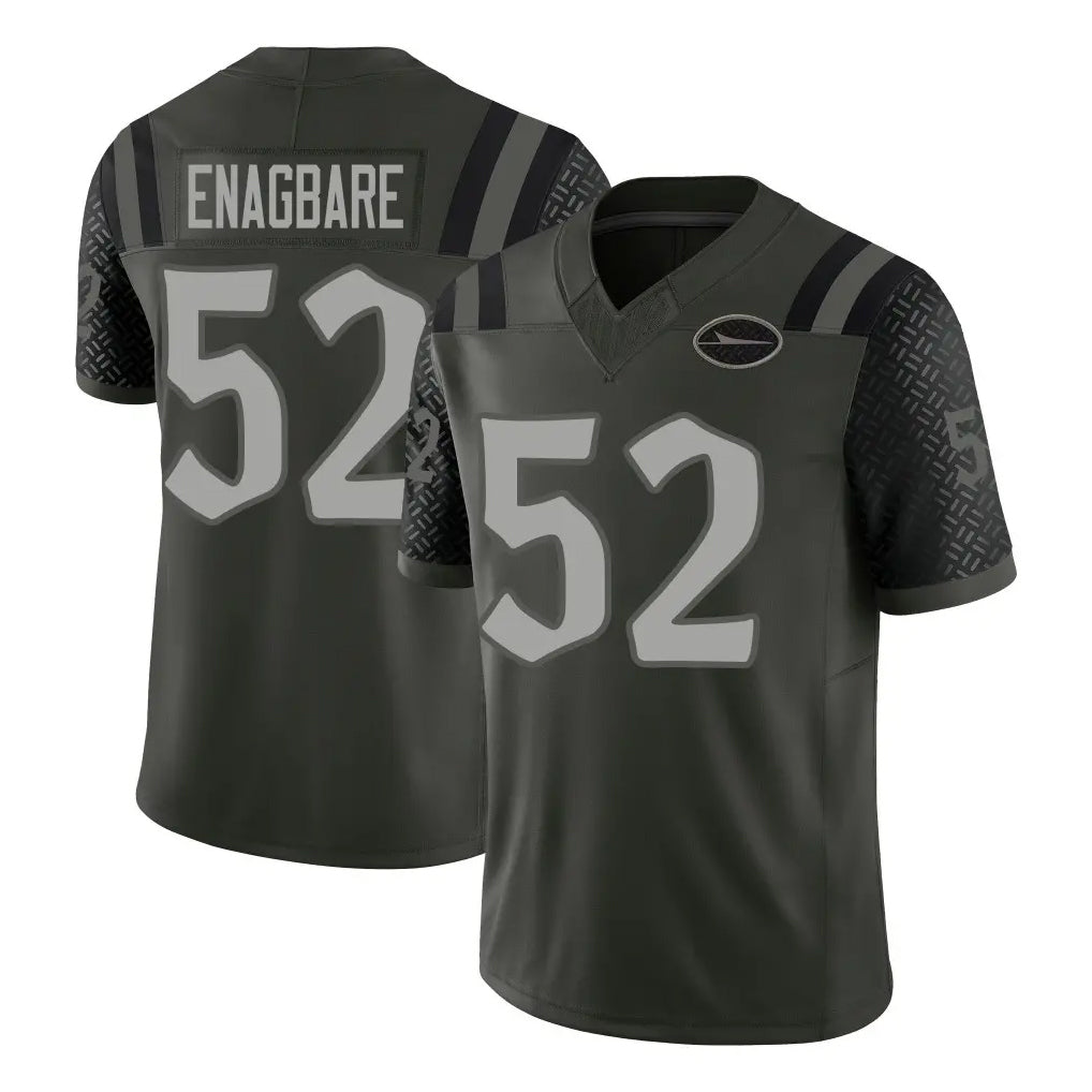 Cooneas NY.Jets #52 Kingsley Enagbare Player Green Limited 2025 Rivalries Collection Home Game Stitched Jerseys