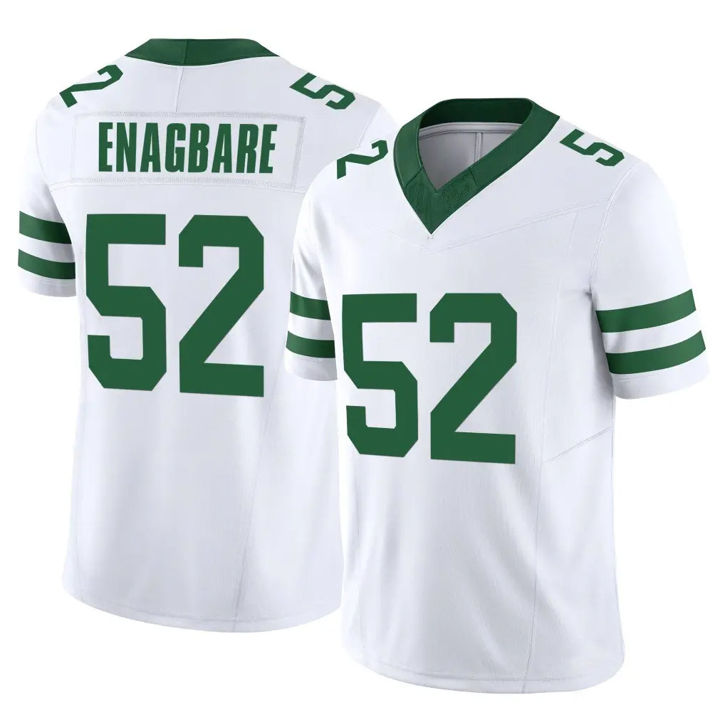 Cooneas NY.Jets #52 Kingsley Enagbare Player White Legacy Limited Vapor F.U.S.E. Home Game Stitched Jerseys