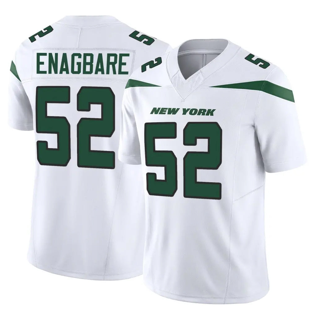 Cooneas NY.Jets #52 Kingsley Enagbare Player White Limited Vapor F.U.S.E. Home Game Stitched Jerseys