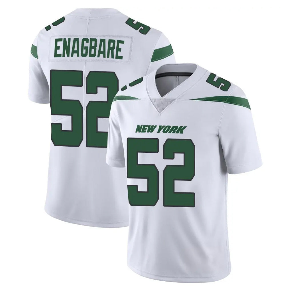 Cooneas NY.Jets #52 Kingsley Enagbare Player White Spotlight Limited Vapor Home Game Stitched Jerseys