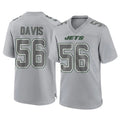 Cooneas NY.Jets #56 Demario Davis Player Gray Limited Atmosphere Fashion Home Game Stitched Jerseys