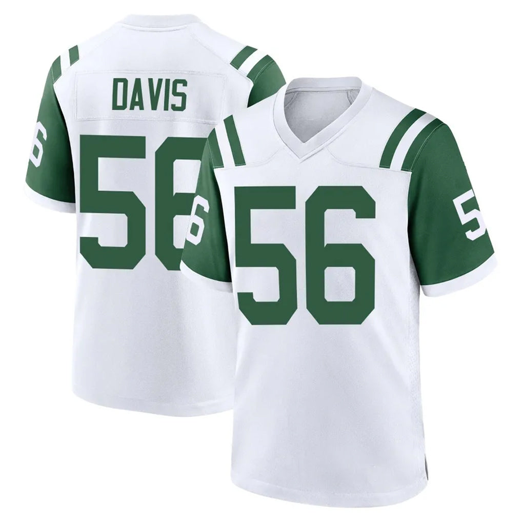 Cooneas NY.Jets #56 Demario Davis Player White Classic Home Game Stitched Jerseys