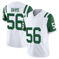 Cooneas NY.Jets #56 Demario Davis Player White Limited Classic Vapor F.U.S.E. Home Game Stitched Jerseys