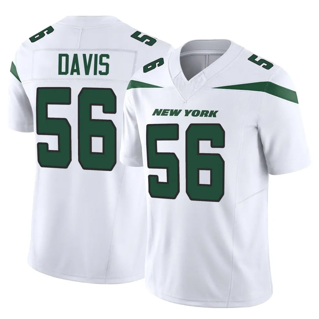 Cooneas NY.Jets #56 Demario Davis Player White Limited Vapor F.U.S.E. Home Game Stitched Jerseys