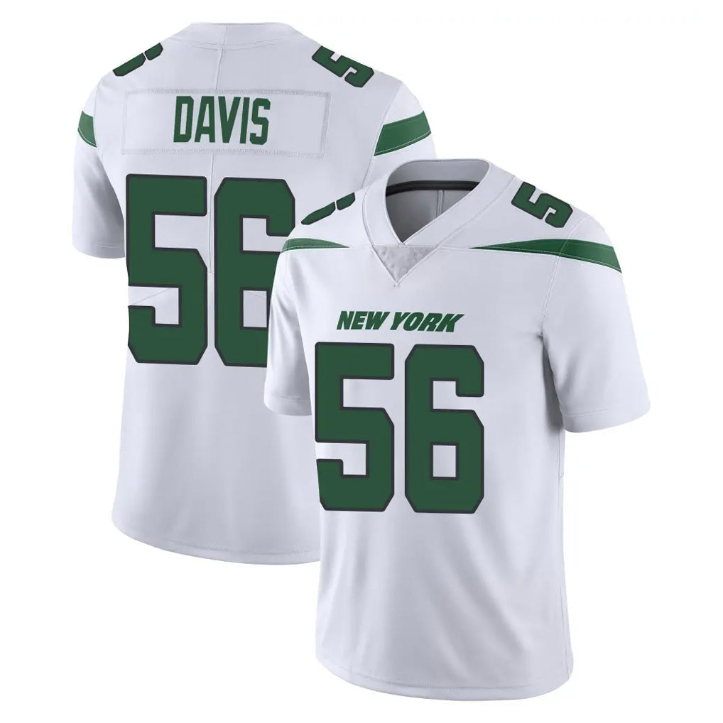 Cooneas NY.Jets #56 Demario Davis Player White Spotlight Limited Vapor Home Game Stitched Jerseys