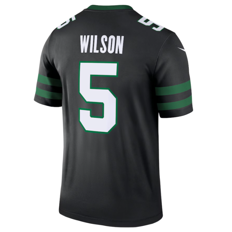 Cooneas NY.Jets #5 Garrett Wilson Legacy Black Legend Jersey Stitched American Stitched Jerseys