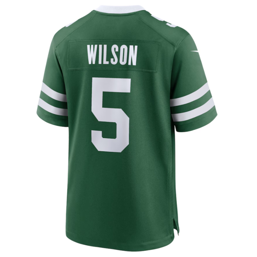 Cooneas NY.Jets #5 Garrett Wilson Legacy Green Game Jersey Stitched American Stitched Jerseys