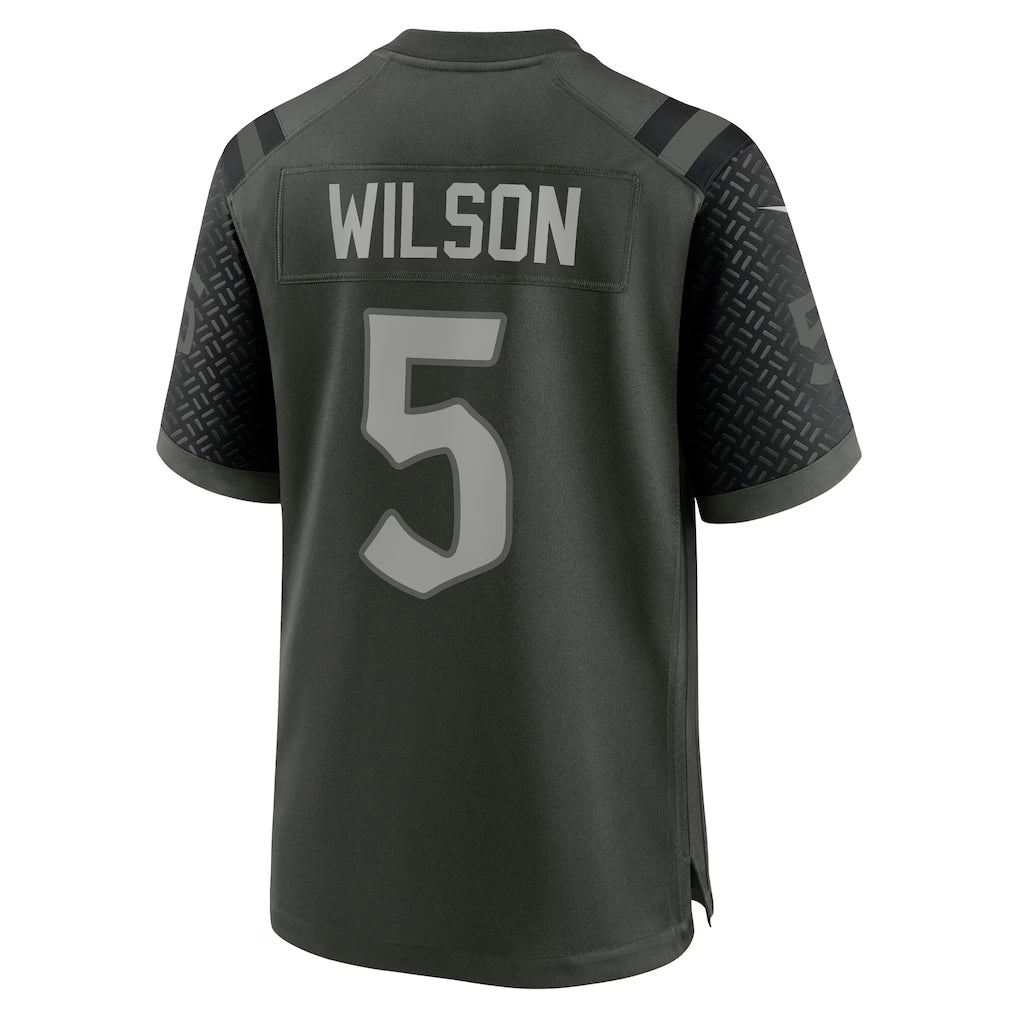 Cooneas NY.Jets #5 Garrett Wilson Player Gotham Green Rivalries Collection Game Stitched Jerseys