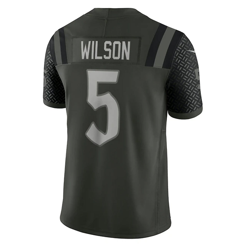 Cooneas NY.Jets #5 Garrett Wilson Player Gotham Green Vapor F.U.S.E. Limited Stitched Jerseys