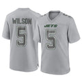 Cooneas NY.Jets #5 Garrett Wilson Player Gray Limited Atmosphere Fashion Home Game Stitched Jerseys