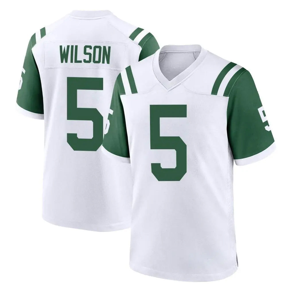 Cooneas NY.Jets #5 Garrett Wilson Player White Classic Home Game Stitched Jerseys