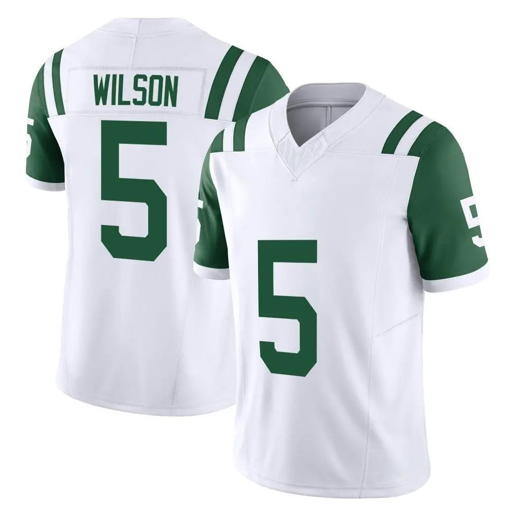 Cooneas NY.Jets #5 Garrett Wilson Player White Limited Classic Vapor F.U.S.E. Home Game Stitched Jerseys