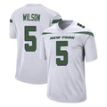 Cooneas NY.Jets #5 Garrett Wilson Player White Spotlight Home Game Stitched Jerseys