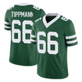 Cooneas NY.Jets #66 Joe Tippmann Player Green Legacy Limited Vapor F.U.S.E. Home Game Stitched Jerseys