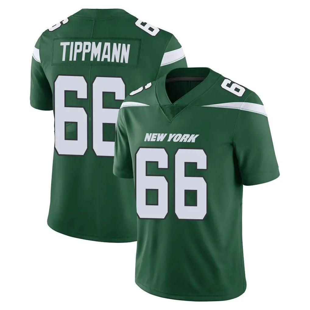 Cooneas NY.Jets #66 Joe Tippmann Player Green Limited Vapor Home Game Stitched Jerseys