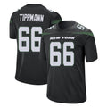 Cooneas NY.Jets #66 Joe Tippmann Player Stealth Black Home Game Stitched Jerseys
