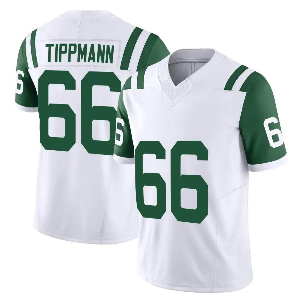 Cooneas NY.Jets #66 Joe Tippmann Player White Limited Classic Vapor F.U.S.E. Home Game Stitched Jerseys