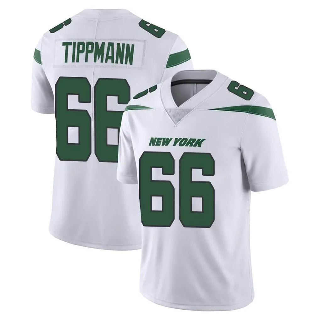 Cooneas NY.Jets #66 Joe Tippmann Player White Spotlight Limited Vapor Home Game Stitched Jerseys