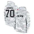 Cooneas NY.Jets #70 Armand Membou Player Arctic Camo Salute to Service Pullover Hoodies Limited Game Stitched Jerseys