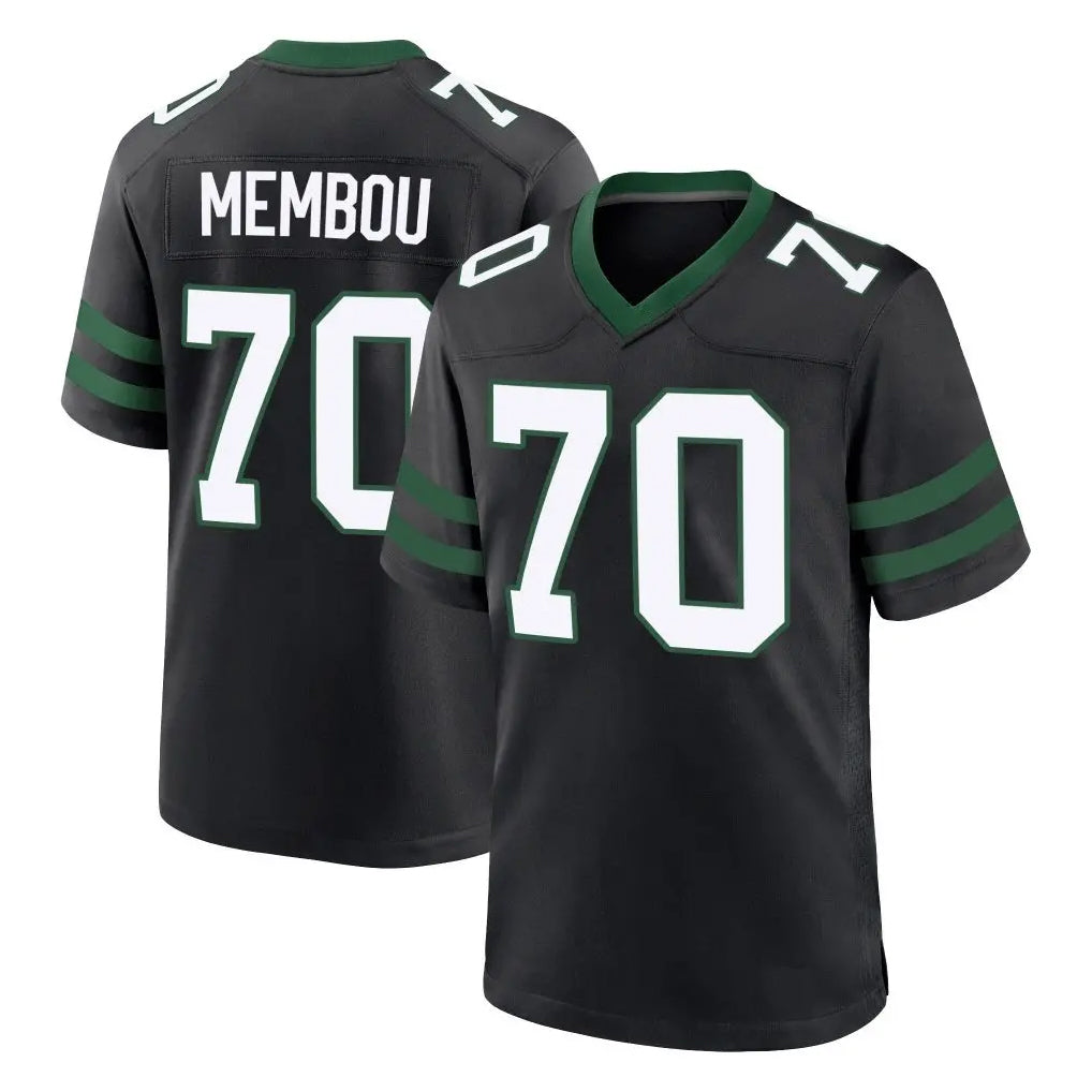 Cooneas NY.Jets #70 Armand Membou Player Black Legacy Home Game Stitched Jerseys