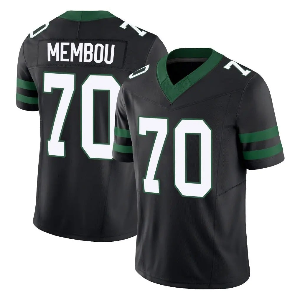 Cooneas NY.Jets #70 Armand Membou Player Black Limited Legacy Vapor F.U.S.E. Home Game Stitched Jerseys