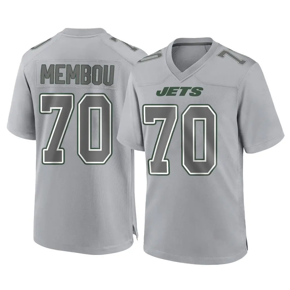 Cooneas NY.Jets #70 Armand Membou Player Gray Limited Atmosphere Fashion Home Game Stitched Jerseys