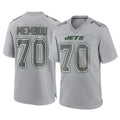Cooneas NY.Jets #70 Armand Membou Player Gray Limited Atmosphere Fashion Home Game Stitched Jerseys