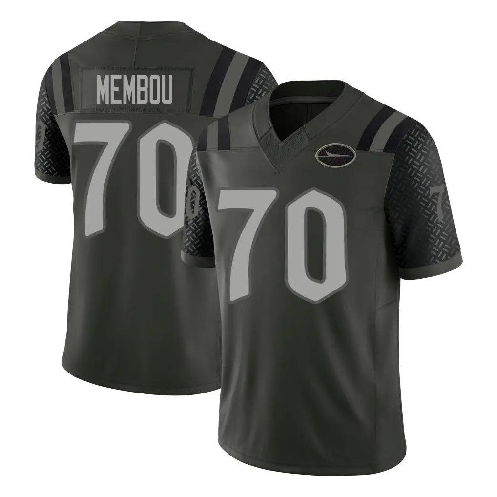 Cooneas NY.Jets #70 Armand Membou Player Green Limited 2025 Rivalries Collection Home Game Stitched Jerseys