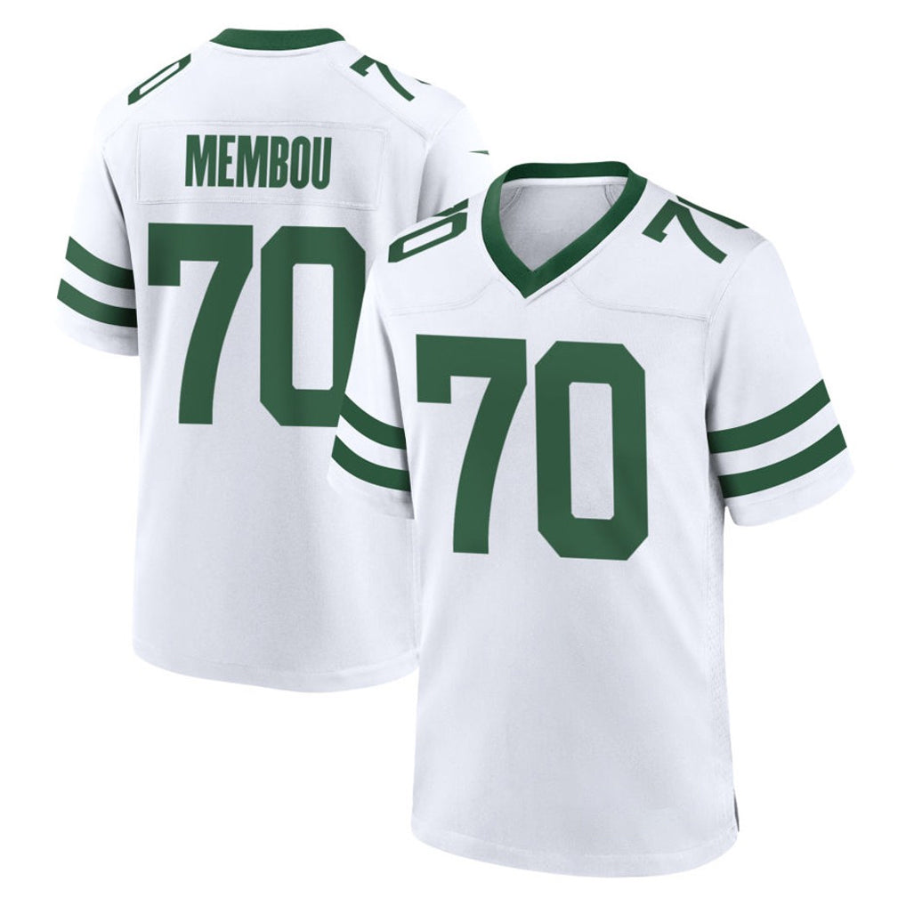 Cooneas NY.Jets #70 Armand Membou Player White Legacy Home Game Stitched Jerseys